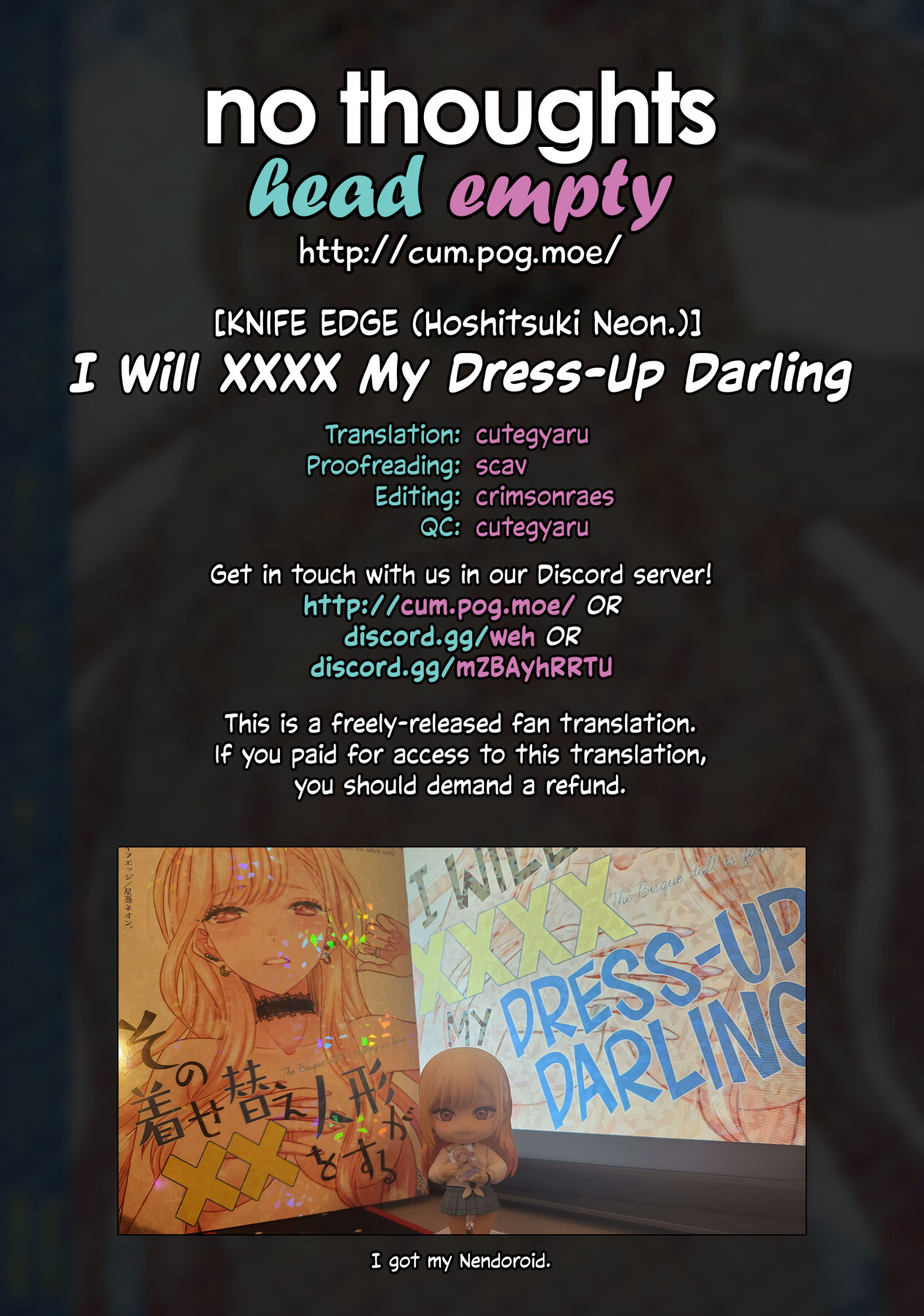 Hentai Manga Comic-I Will XXXX My Dress-Up Darling-Read-18